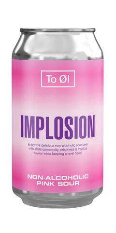 To Øl Implosion Pink sour sans alcool
