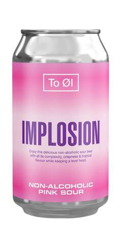 To Øl Implosion Pink sour sans alcool